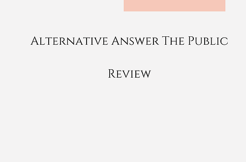 Alternative Answer The Public Review