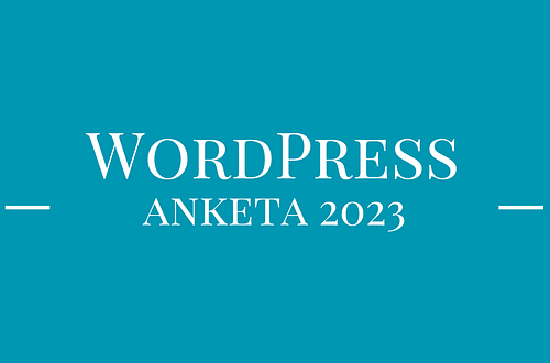 WordPress anketa 2023